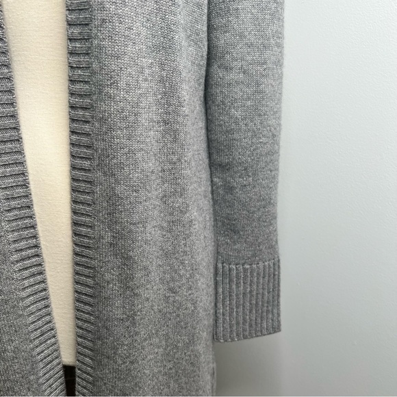 NWOT Sutton Studio Gray Cashmere Duster S - Picture 3 of 11